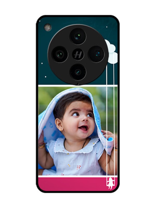 Custom Find X8 Pro 5G Custom Metal Phone Case - Cute Girl With Cloud Design