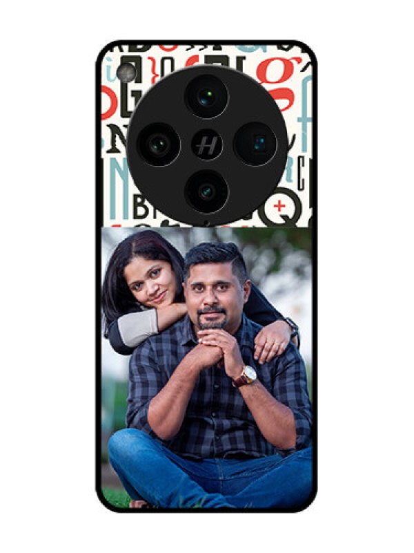 Custom Find X8 Pro 5G Custom Metal Phone Case - Alphabet Design