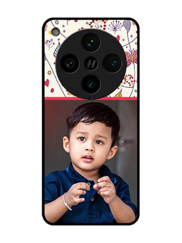 Custom Find X8 Pro 5G Custom Metal Phone Case - Premium Floral Design