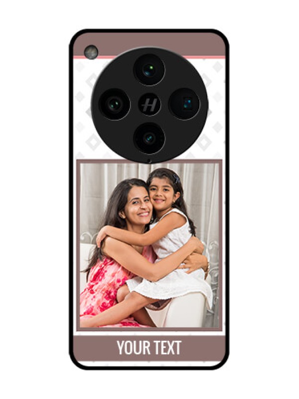 Custom Find X8 Pro 5G Custom Metal Phone Case - Simple Diamond Design