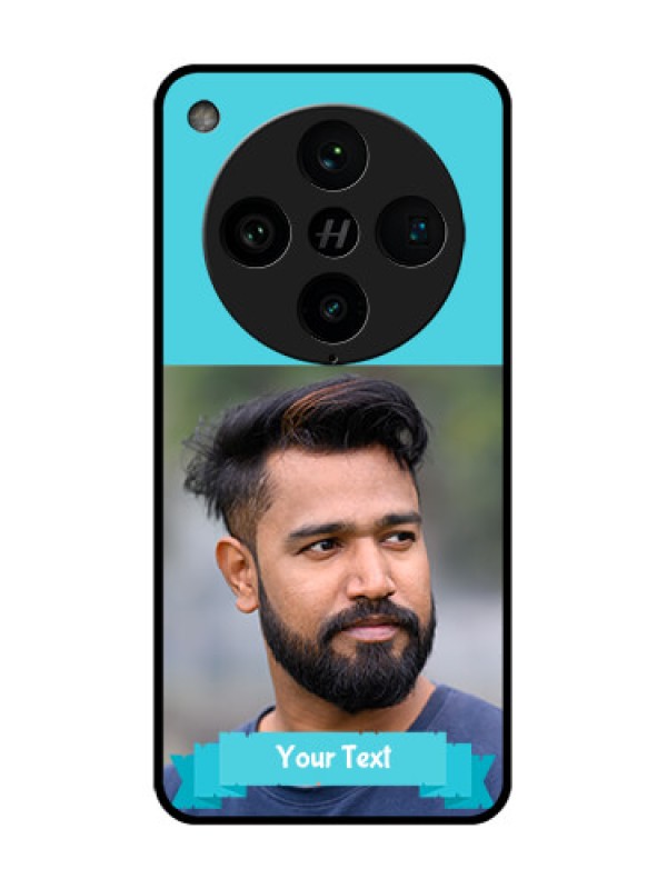 Custom Find X8 Pro 5G Custom Metal Phone Case - Blue Color Design