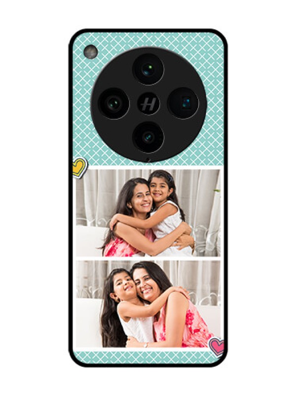 Custom Find X8 Pro 5G Custom Metal Phone Case - 2 Image Holder With Pattern Design