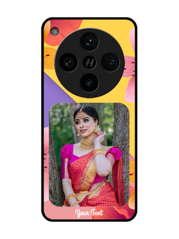 Custom Find X8 Pro 5G Custom Metal Phone Case - 3 Image With Vintage Floral Design