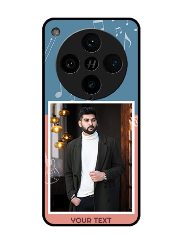 Custom Find X8 Pro 5G Custom Metal Phone Case - With Color Musical Note Design