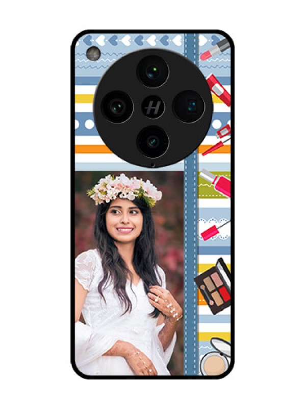 Custom Find X8 Pro 5G Custom Metal Phone Case - Makeup Icons Design