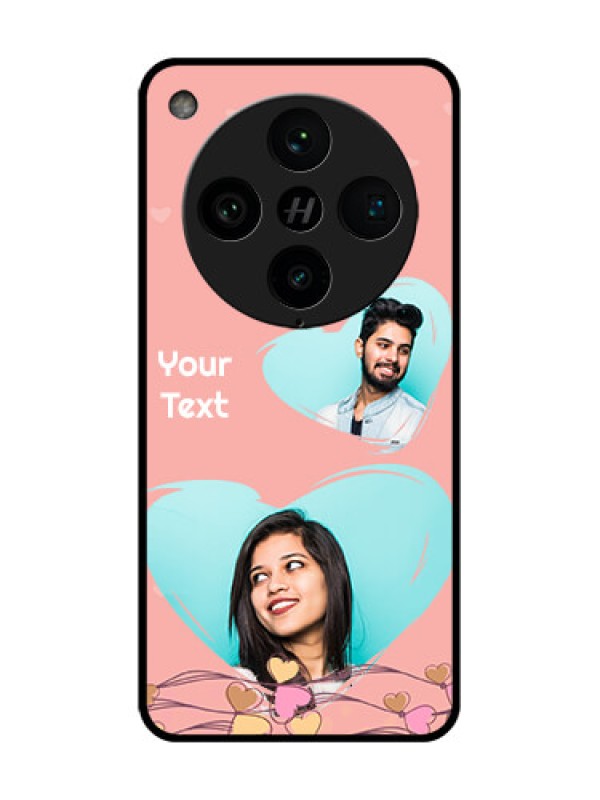 Custom Find X8 Pro 5G Custom Metal Phone Case - Love Doodle Design