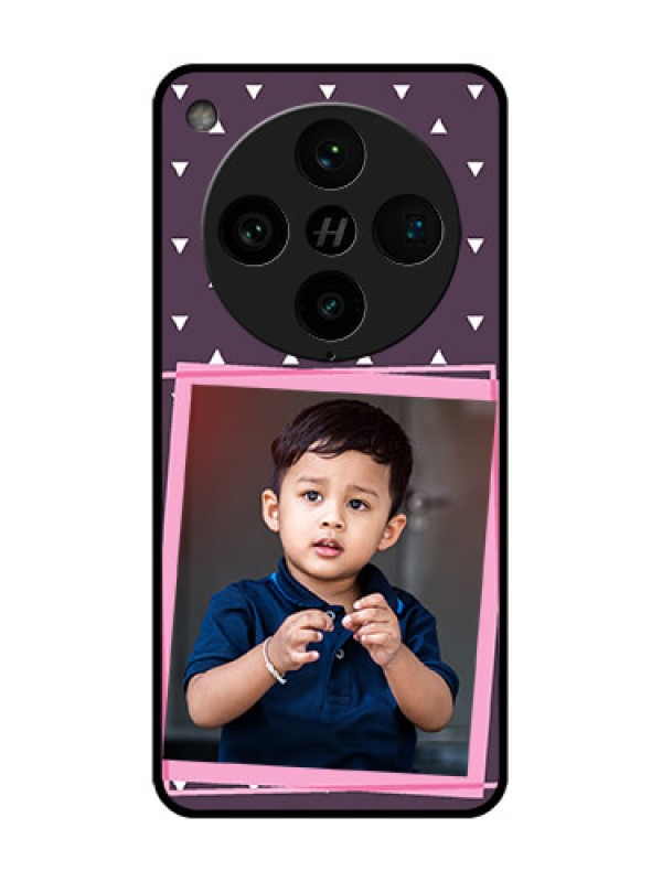 Custom Find X8 Pro 5G Custom Metal Phone Case - Triangle Pattern Dotted Design