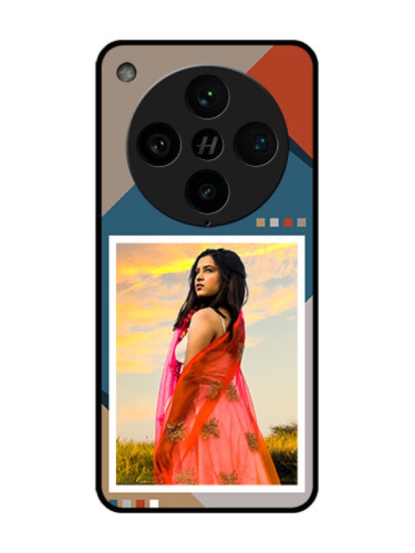 Custom Find X8 Pro 5G Custom Metal Phone Case - Retro Color Pallet Design