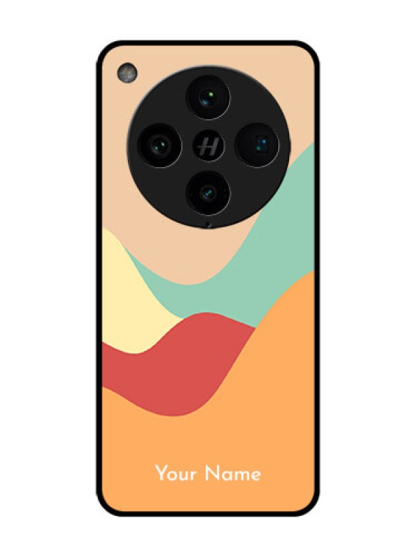 Custom Find X8 Pro 5G Custom Metal Phone Case - Ocean Waves Multi - Colour Design