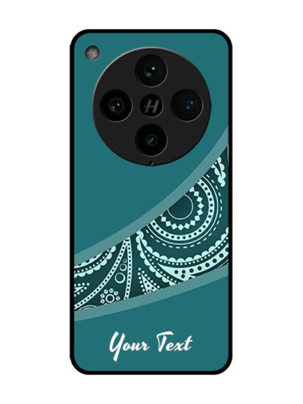 Custom Find X8 Pro 5G Custom Metal Phone Case - Semi Visible Floral Design