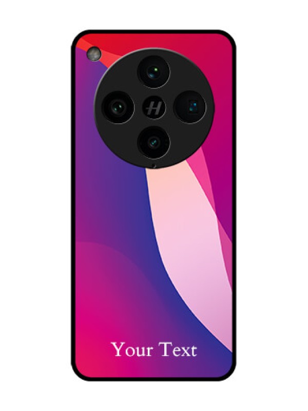 Custom Find X8 Pro 5G Custom Metal Phone Case - Digital Abstract Overlap Design