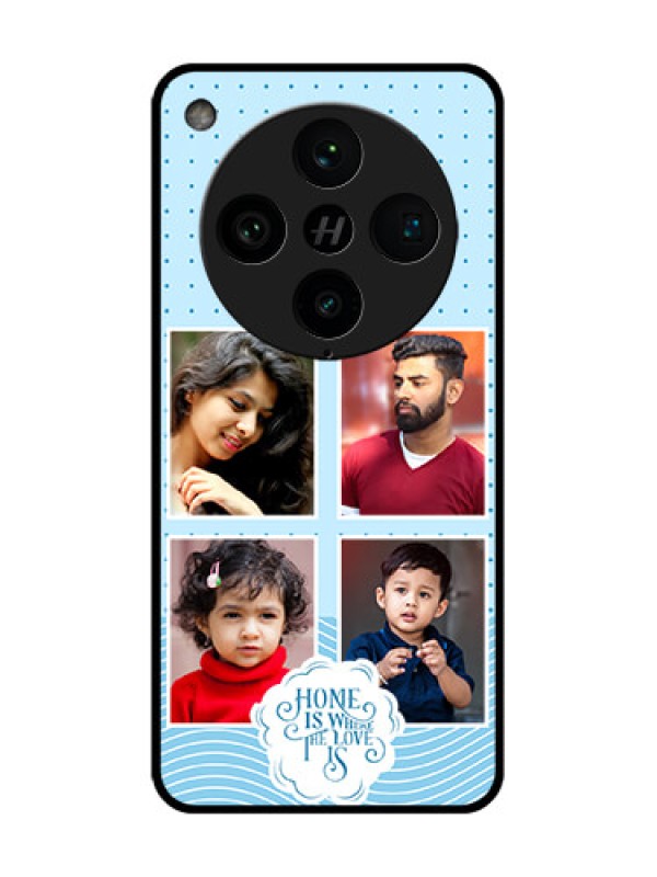 Custom Find X8 Pro 5G Custom Metal Phone Case - Cute Love Quote With 4 Pic Upload Design