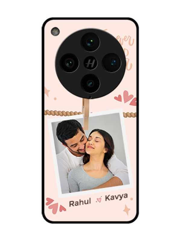 Custom Find X8 Pro 5G Custom Metal Phone Case - Forever And Ever Love Design