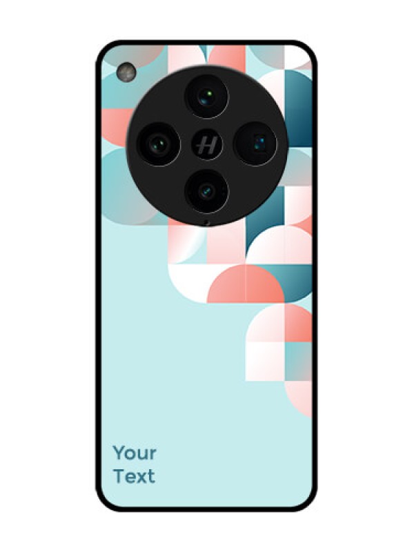 Custom Find X8 Pro 5G Custom Metal Phone Case - Stylish Semi - Circle Pattern Design