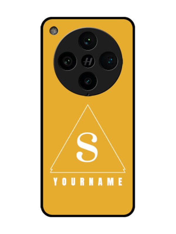 Custom Find X8 Pro 5G Custom Metal Phone Case - Simple Triangle Design