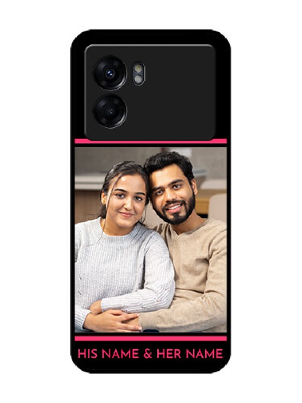 Custom Oppo K10 5G Custom Metal Phone Case - With Add Text Design