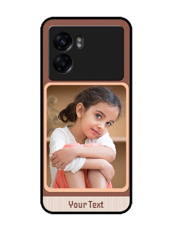 Custom Oppo K10 5G Custom Metal Phone Case - Simple Pic Upload Design