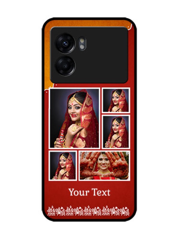 Custom Oppo K10 5G Custom Metal Phone Case - Wedding Pic Upload Design