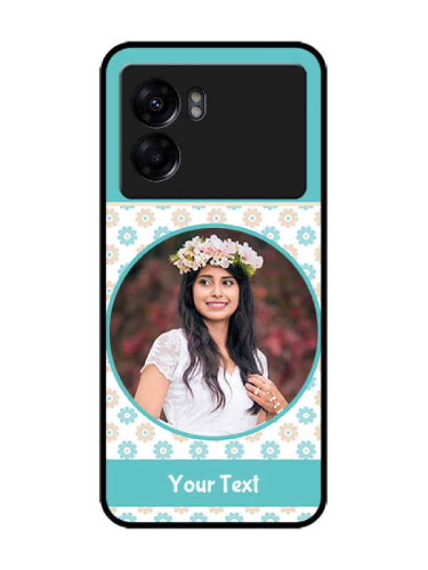 Custom Oppo K10 5G Custom Metal Phone Case - Beautiful Flowers Design