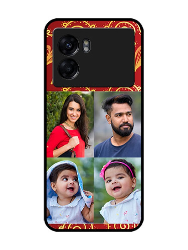 Custom Oppo K10 5G Custom Metal Phone Case - 4 Image Traditional Design