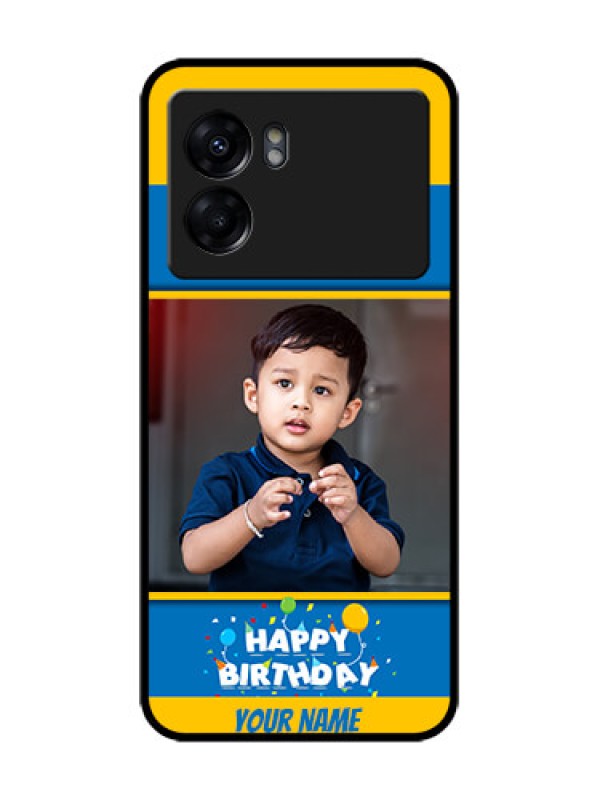 Custom Oppo K10 5G Custom Metal Phone Case - Birthday Wishes Design