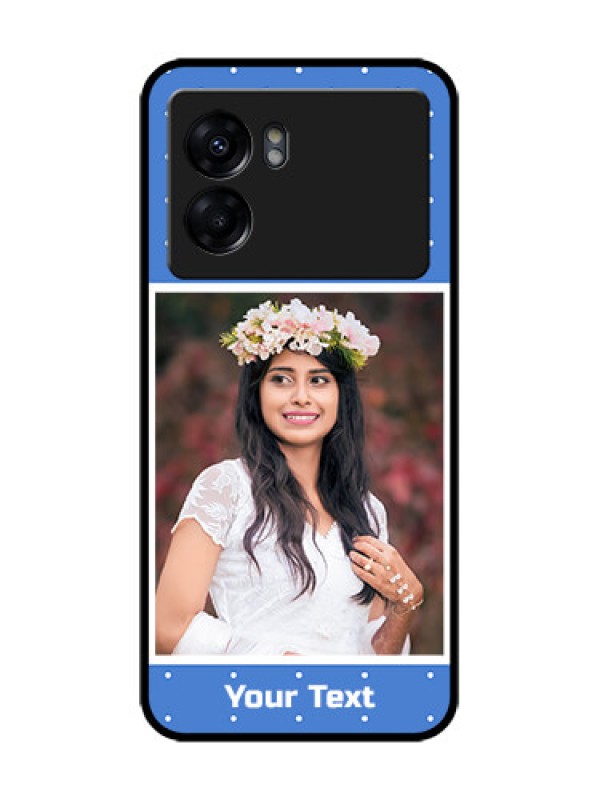 Custom Oppo K10 5G Custom Metal Phone Case - Polka Dots Design