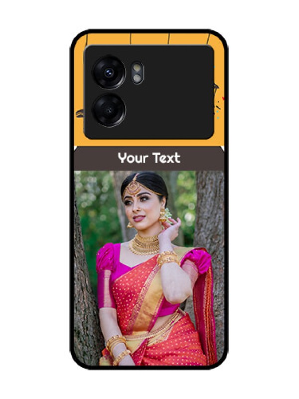 Custom Oppo K10 5G Custom Metal Phone Case - With Family Picture And Icons