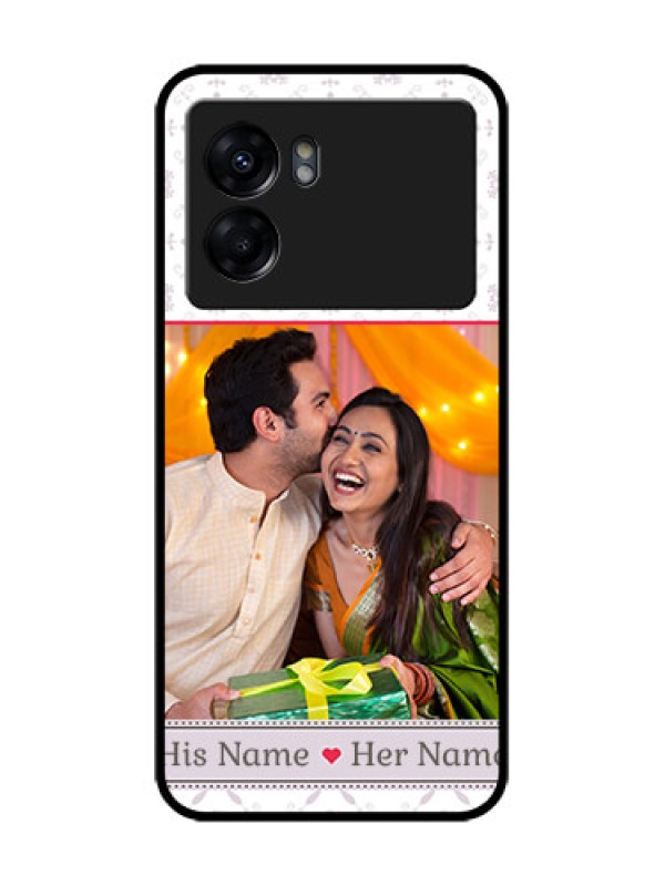 Custom Oppo K10 5G Custom Metal Phone Case - With Photo And Ethnic Design