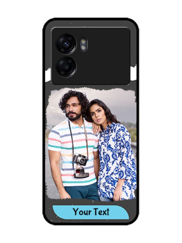 Custom Oppo K10 5G Custom Metal Phone Case - Splashes With Love Doodles Design