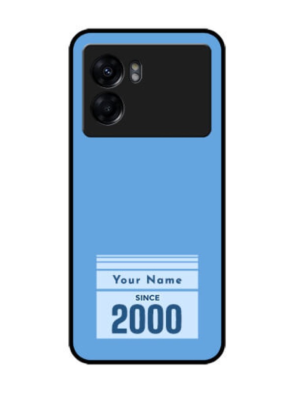 Custom Oppo K10 5G Custom Metal Phone Case - Custom Year Of Birth Design