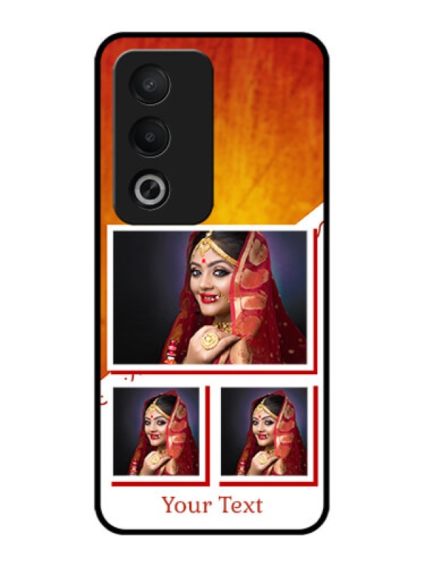 Custom Oppo K12x 5g Custom Metal Phone Case - Wedding Memories Design