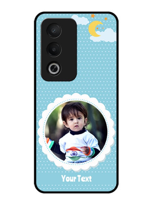 Custom Oppo K12x 5g Custom Metal Phone Case - Violet Pattern Design