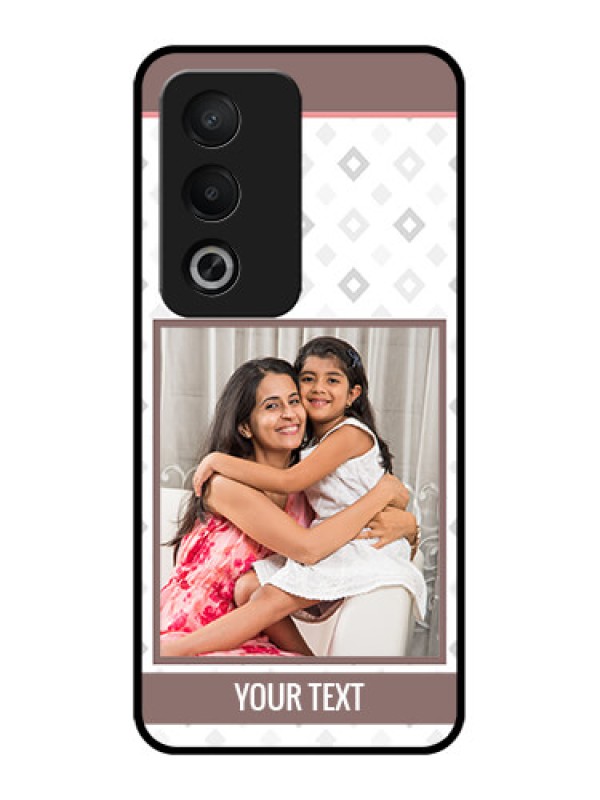 Custom Oppo K12x 5g Custom Metal Phone Case - Simple Diamond Design