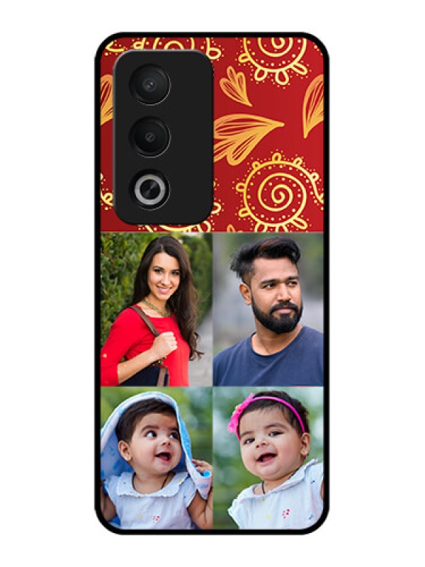 Custom Oppo K12x 5g Custom Metal Phone Case - 4 Image Traditional Design
