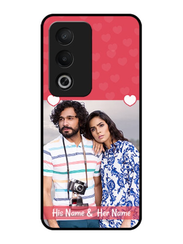 Custom Oppo K12x 5g Custom Metal Phone Case - Simple Love Design