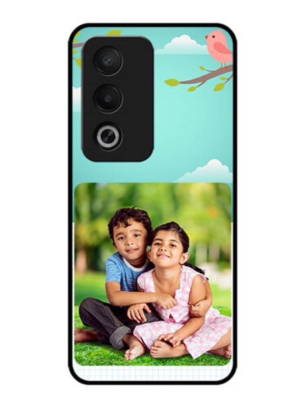 Custom Oppo K12x 5g Custom Metal Phone Case - Doodle Love Design