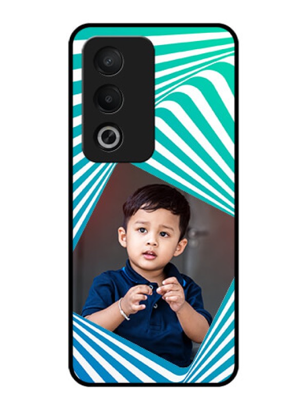 Custom Oppo K12x 5g Custom Metal Phone Case - Abstract Spiral Design