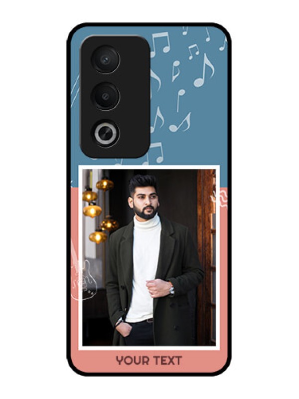 Custom Oppo K12x 5g Custom Metal Phone Case - With Color Musical Note Design