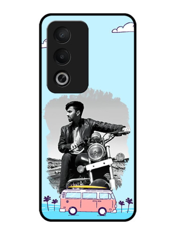 Custom Oppo K12x 5g Custom Metal Phone Case - Travel and Adventure Design