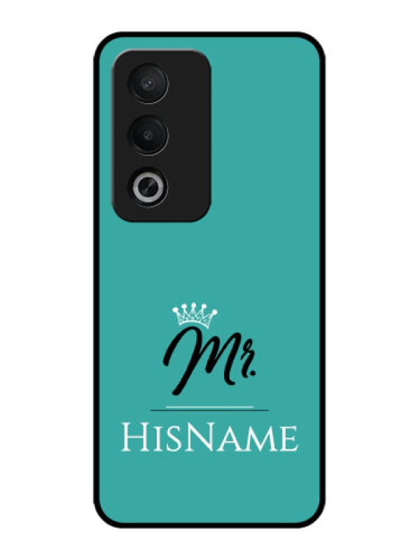 Custom Oppo K12x 5g Custom Metal Phone Case - Mr With Name Design