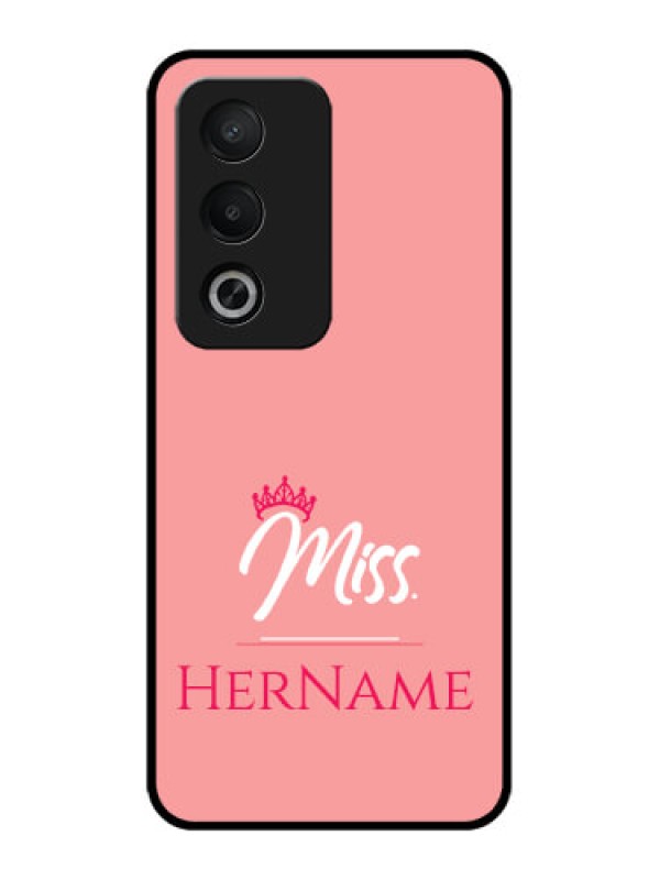 Custom Oppo K12x 5g Custom Metal Phone Case - Mrs With Name Design