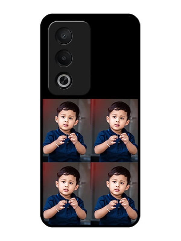 Custom Oppo K12x 5g Custom Metal Phone Case - 4 Image Holder Design