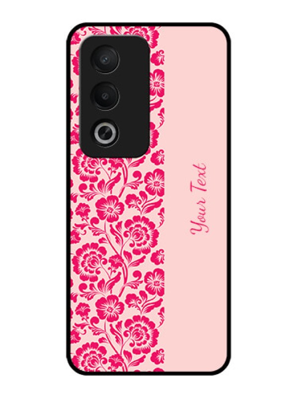 Custom Oppo K12x 5g Custom Metal Phone Case - Attractive Floral Pattern Design