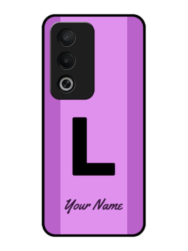 Custom Oppo K12x 5g Custom Metal Phone Case - Tricolor Custom Text Design