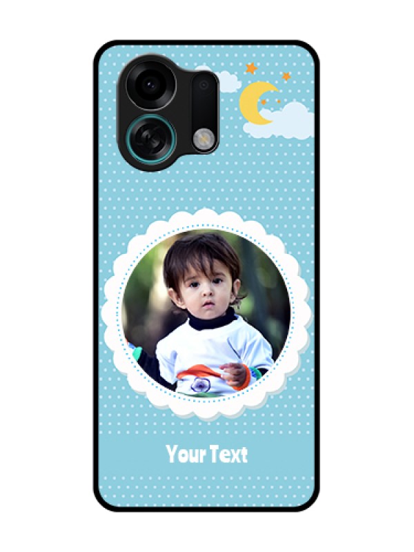 Custom Oppo K13 Turbo 5G Custom Metal Phone Case - Violet Pattern Design