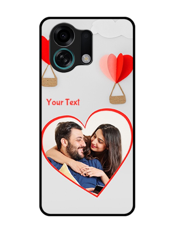 Custom Oppo K13 Turbo 5G Custom Metal Phone Case - Parachute Love Design