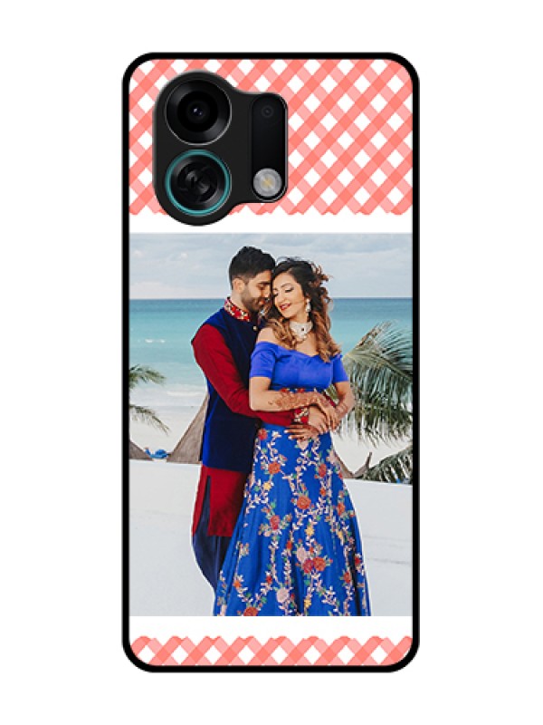 Custom Oppo K13 Turbo 5G Custom Metal Phone Case - Pink Pattern Design