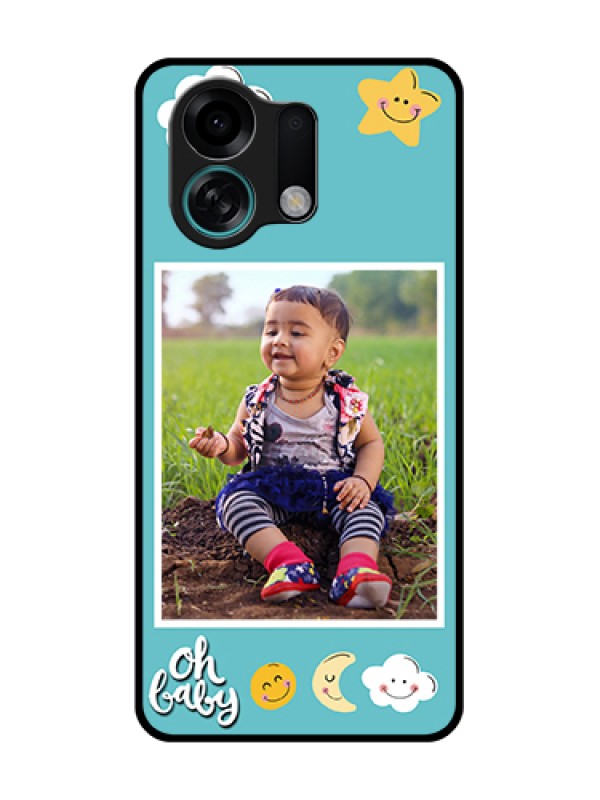 Custom Oppo K13 Turbo 5G Custom Metal Phone Case - Smiley Kids Stars Design