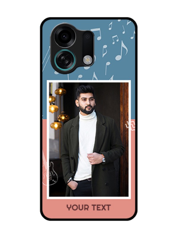 Custom Oppo K13 Turbo 5G Custom Metal Phone Case - With Color Musical Note Design