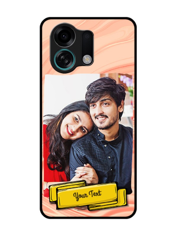 Custom Oppo K13 Turbo 5G Custom Metal Phone Case - Marble Texture Design